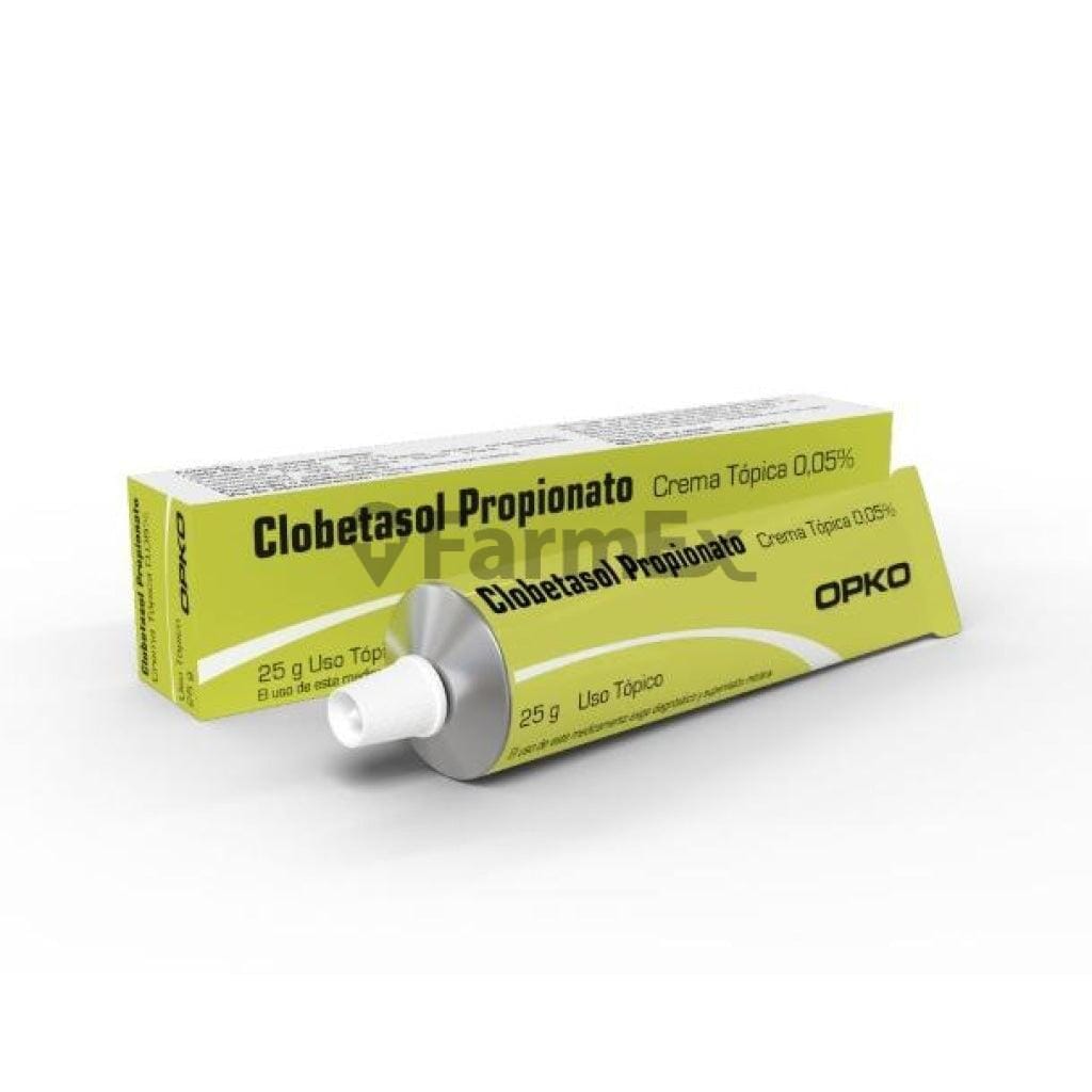 Clobetasol Crema Tópica 0,05% x 25 g Farmex-BanMedica-Persistente